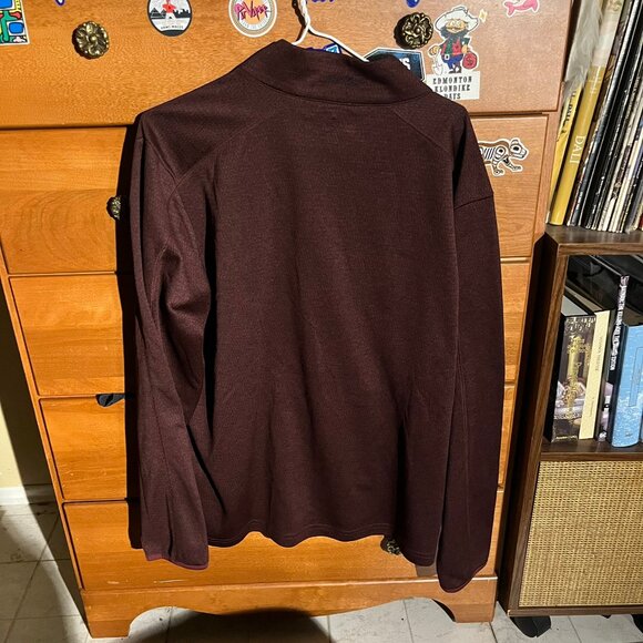 Ben Hogan Performance 1/4-Zip Pullover – Maroon - Picture 2 of 3